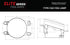 Elite Series Type CGX Fog Lamps, White Pair Diode Dynamics