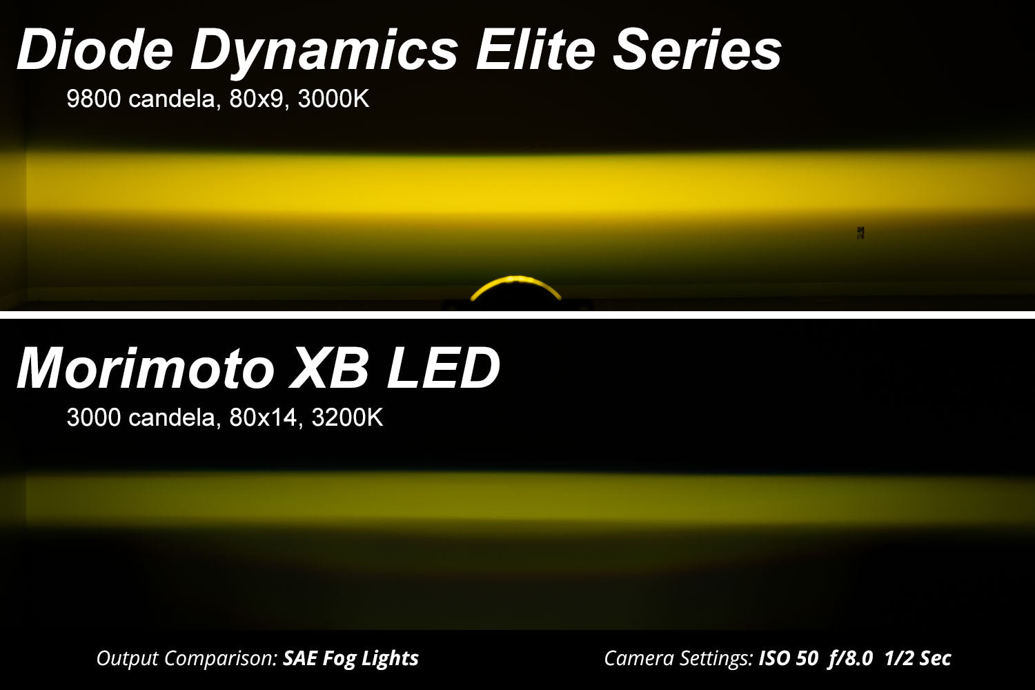 Elite Foglamp Type F2 White Pair Diode Dynamics