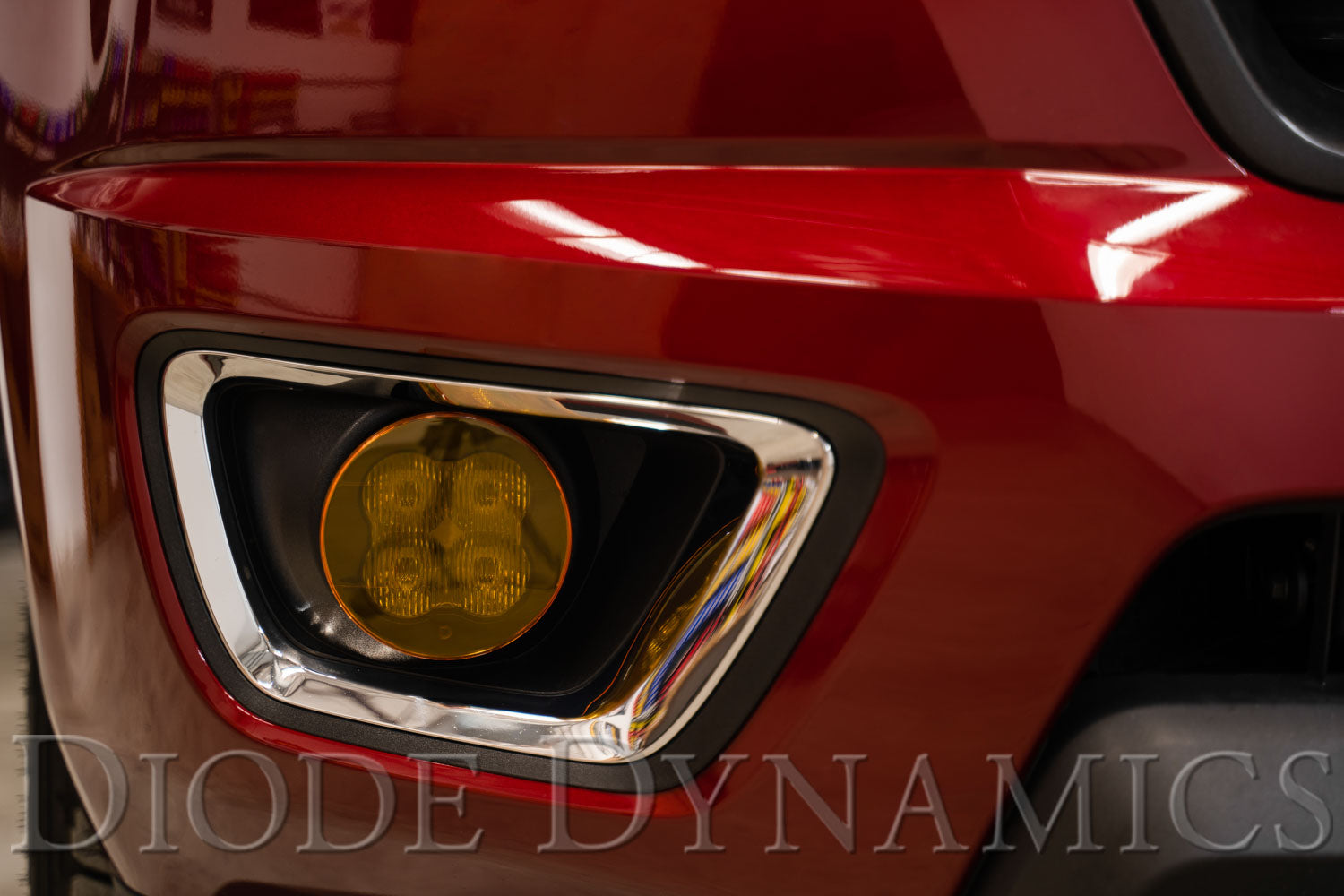 SS3 LED Pod Cover Round Yellow