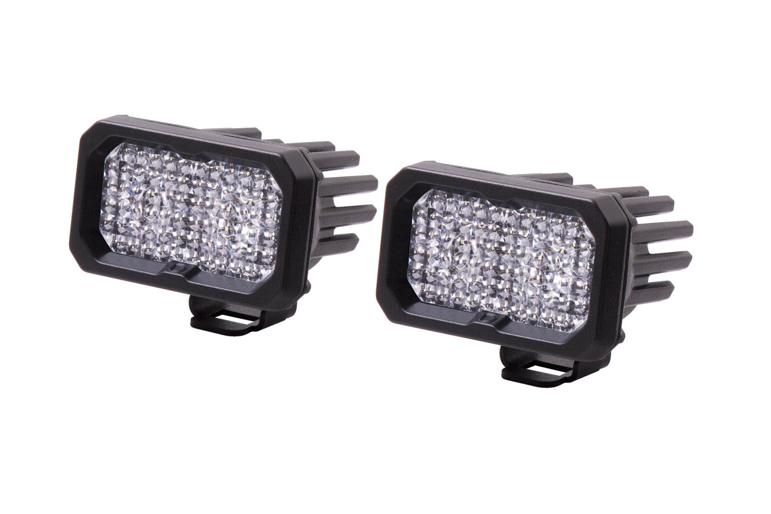 Stage Series 2 Inch LED Pod, Sport White Flood Standard ABL Pair