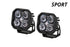 SS3 LED Pod Sport White Combo Standard Pair Diode Dynamics