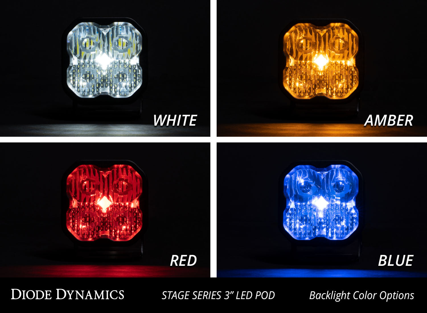 SS3 LED Pod Sport White Combo Standard Pair Diode Dynamics