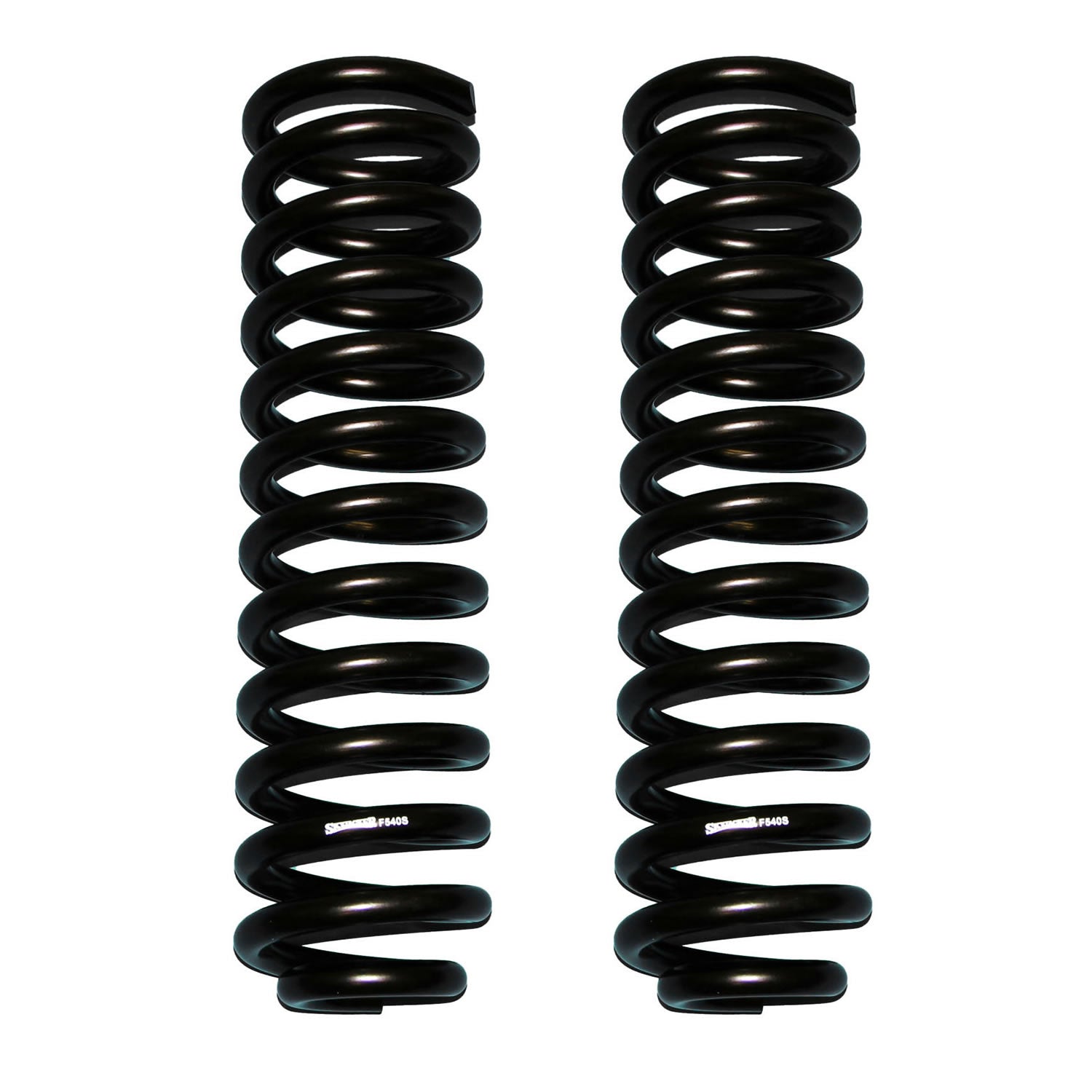 Softride Coil Spring Set Of 2 Front w/4 Inch Lift Black 05-18 Ford F-350/F-250 Super Duty Skyjacker
