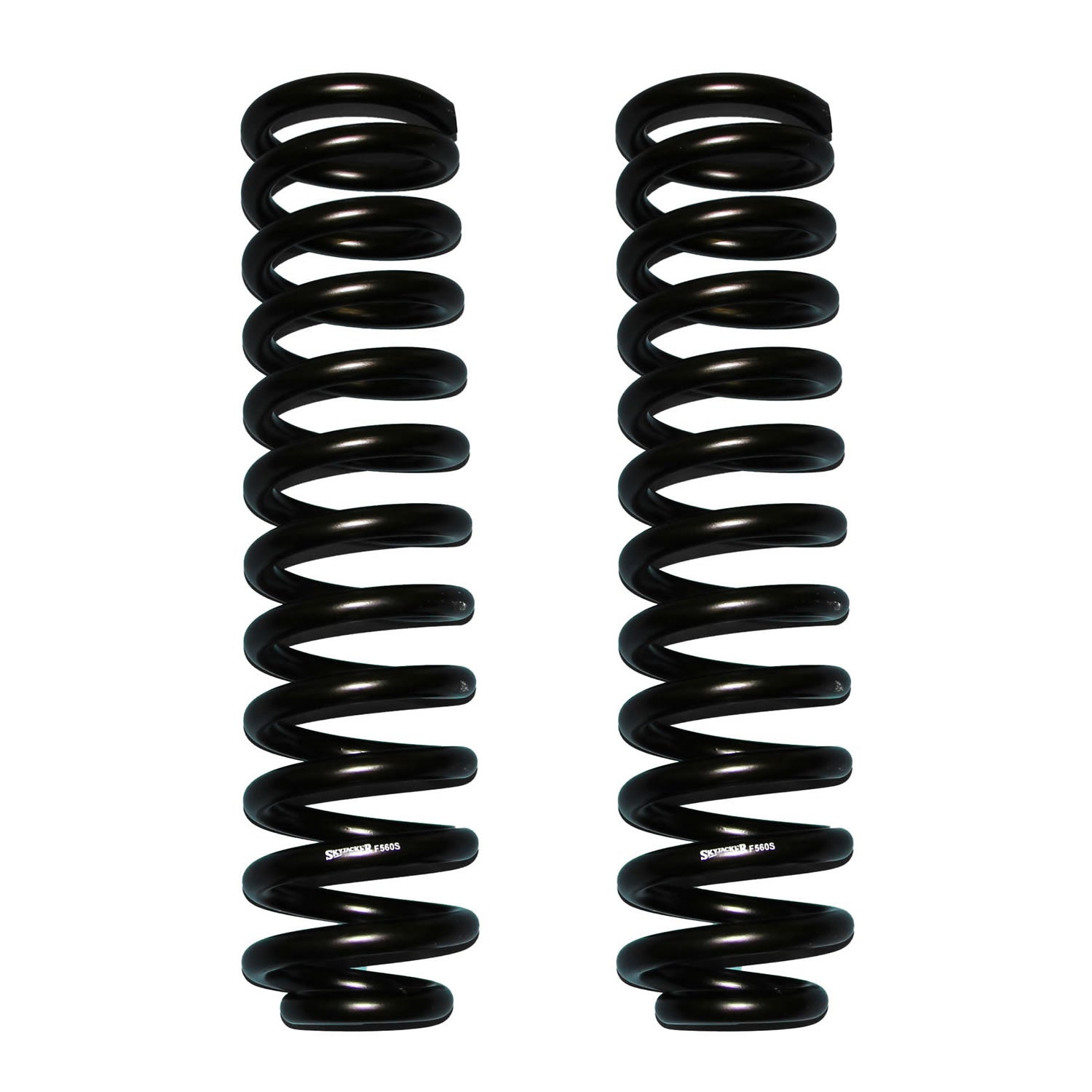 Softride Coil Spring Set Of 2 Front w/6 Inch Lift Black 05-18 Ford F-350/F-250 Super Duty Skyjacker