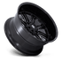 DARKSTAR 22X9 6X135/5.5 +1 G-BLK MILL