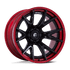 CATALYST 18X9 6X5.5 106 +1 M-BLK RD