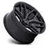 FLUX 20X8.5 6X5.5 95 +45 G-BLK GTCC