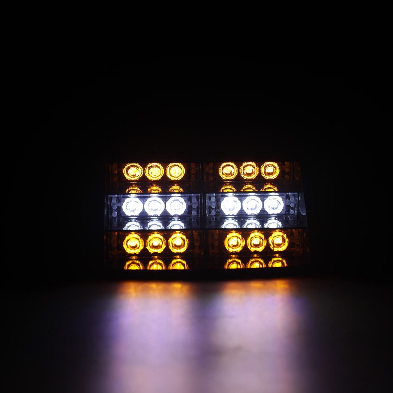 18 LED Emergency Warning Strobe Light With Suction Cups