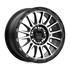 KM542 17X8.5 8X180 S-BLK MACH 00MM