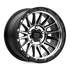 KM542 17X9 5X5.0 S-BLK MACH -12MM