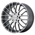KM693 18X8 5X120 P-GRAY BRUSH FACE 40MM