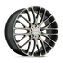 KM693 17X7 5X4.5 S-BLK W/ TINT CLEAR 45
