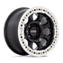 KM237 17X9 BLANK S-BLK-MACH-RG -12MM (108-150)