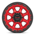 KM548 17X9 5X5.0 C-RED BLK-LP 00MM