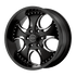 KM755 VENOM 24X9.5 5X4.75 M-BLK +12MM