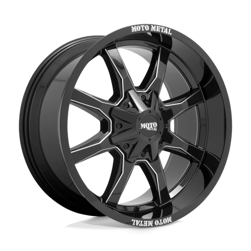 MO970 16X8 8X6.5 G-BLK MILL SPK 00MM
