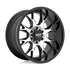 MO806 22X12 5X5.0 G-BLK MACH -44MM