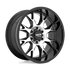 MO806 22X12 8X170 G-BLK MACH -44MM