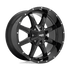 MO970 17X9 5X5.0/5.5 G-BLK MILL LP -12MM
