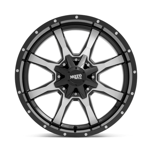 MO970 17X8 6X5.0/135 MACH G-BLK 40MM