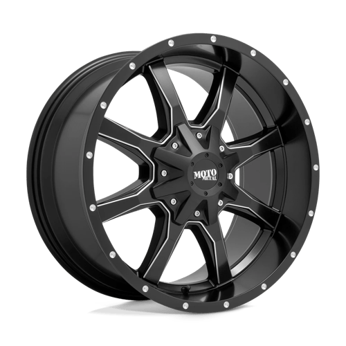 MO970 22X10 8X170 SG-BLK-MILL -18MM