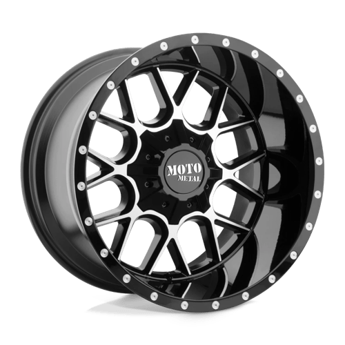 MO986 20X9 8X170 G-BLK MACH 0MM