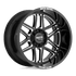 MO992 22X10 8X170 G-BLK MILL -18MM