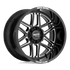 MO992 24X14 5X5.0 G-BLK MILL -76MM