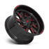MO999 22X12 5X5.0/5.5 G-BLK MILL RTCC -44MM