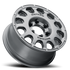 Aluminum Wheels 16x7 MR107 Bolt Pattern 6 On 139.7 Offset 45 Lip Size 0 Gloss Titanium Method