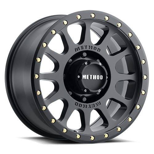Aluminum Wheels 17x8.5 NV MR305 Bolt Pattern 8 On 165.1 Offset 0 Lip Size 1.3 Matte Black MB Method