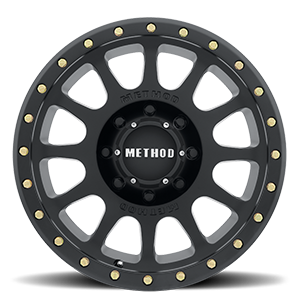 Aluminum Wheels 17x8.5 NV MR305 Bolt Pattern 8 On 165.1 Offset 0 Lip Size 1.3 Matte Black MB Method