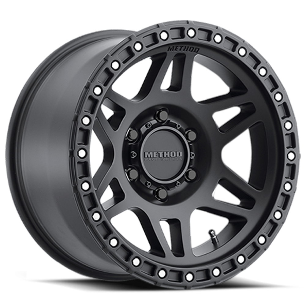 Aluminum Wheels 17x8.5 MR312 Bolt Pattern 6 On 139.7 Offset 0 Lip Size 0.98 Matte Black MB Method