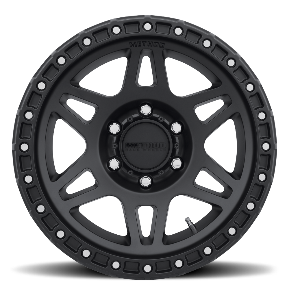 Aluminum Wheels 17x8.5 MR312 Bolt Pattern 6 On 139.7 Offset 0 Lip Size 0.98 Matte Black MB Method