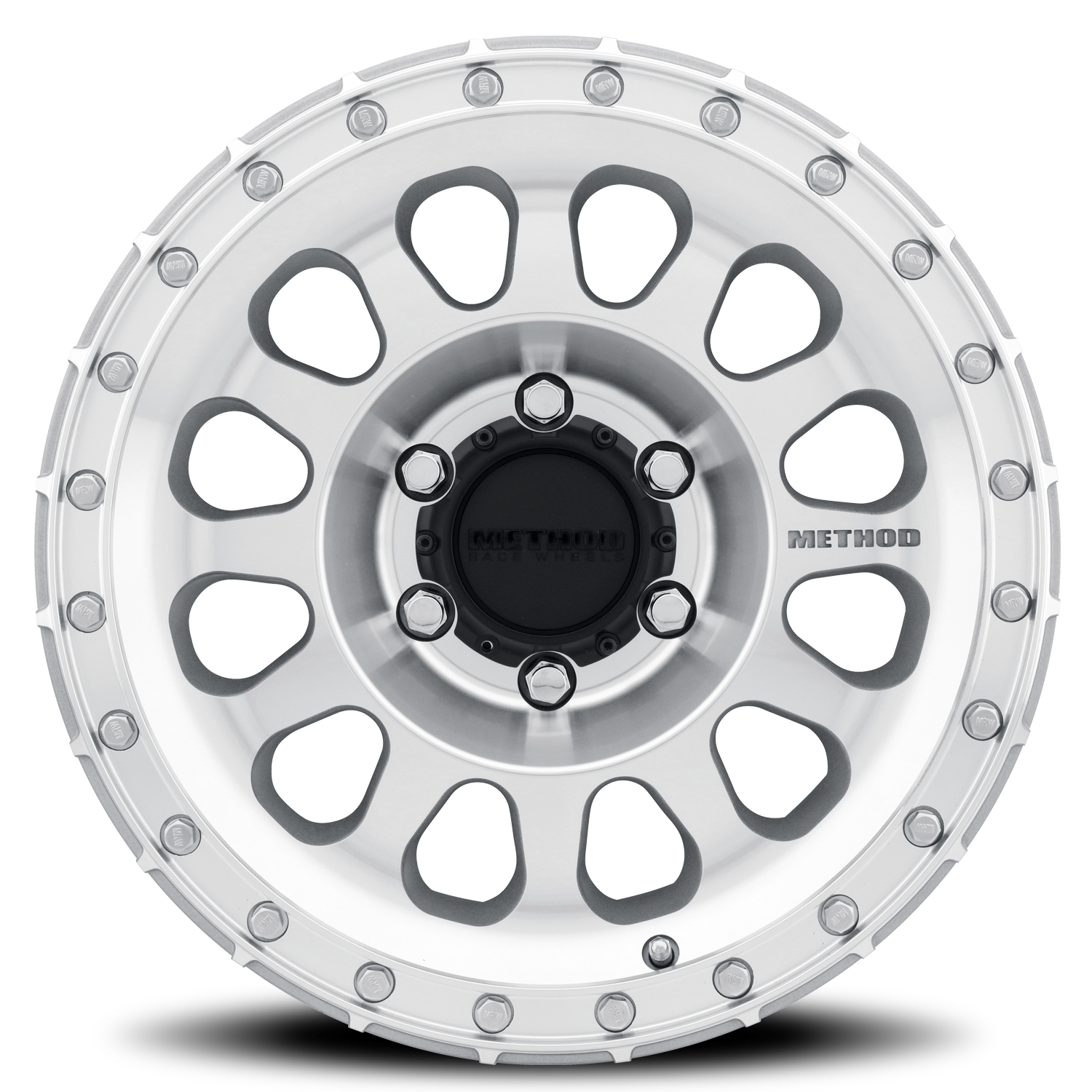 Aluminum Wheels 17x8.5 MR315 Bolt Pattern 6 On 139.7 Offset 0 Lip Size 1.65 Machined SL Clear Coat Method