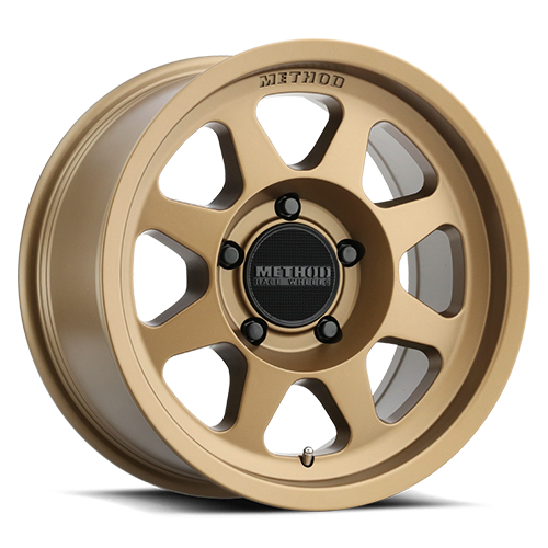 Aluminum Wheels 15x7 Bead Grip MR701 Bolt Pattern 5 On 100 Offset 15 Lip Size 0.91 Method Bronze BRZ Method