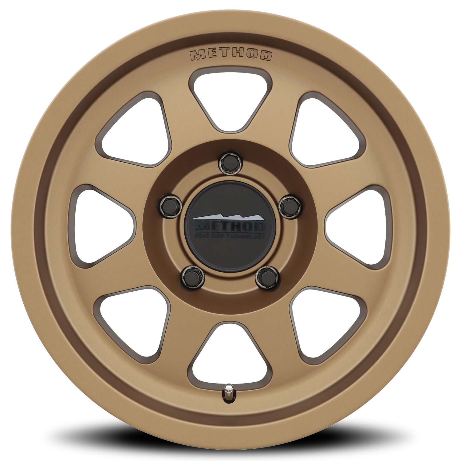 Aluminum Wheels 15x7 Bead Grip MR701 Bolt Pattern 5 On 100 Offset 15 Lip Size 0.91 Method Bronze BRZ Method