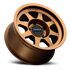 Aluminum Wheels 17x9 Bead Grip MR701 Bolt Pattern 5 On 127 Offset -12 Lip Size 1.97 Method Bronze BRZ Method
