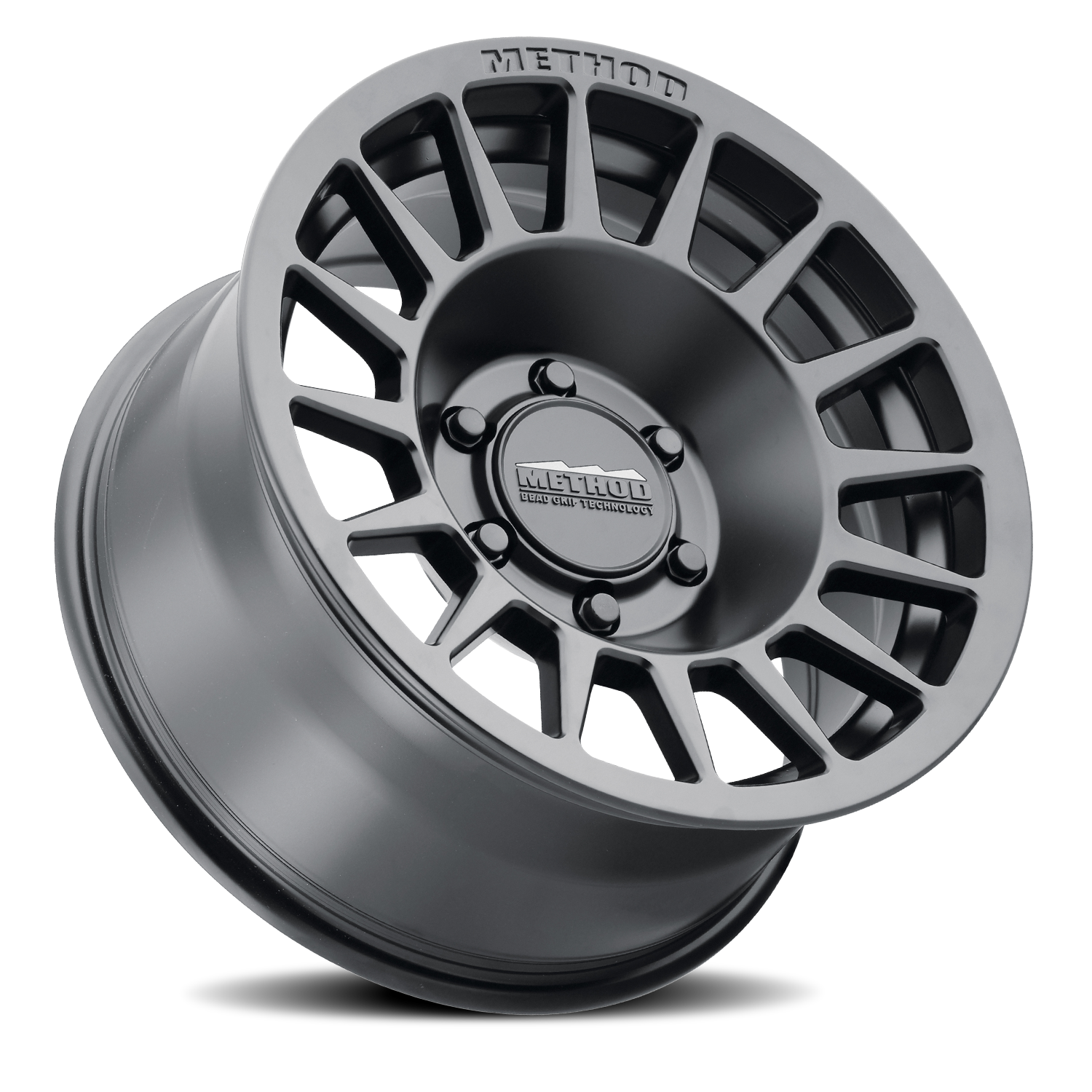 Aluminum Wheels 17x7.5 Bead Grip MR707 Bolt Pattern 6 On 130 Offset 50 Lip Size 0 Matte Black MB Method