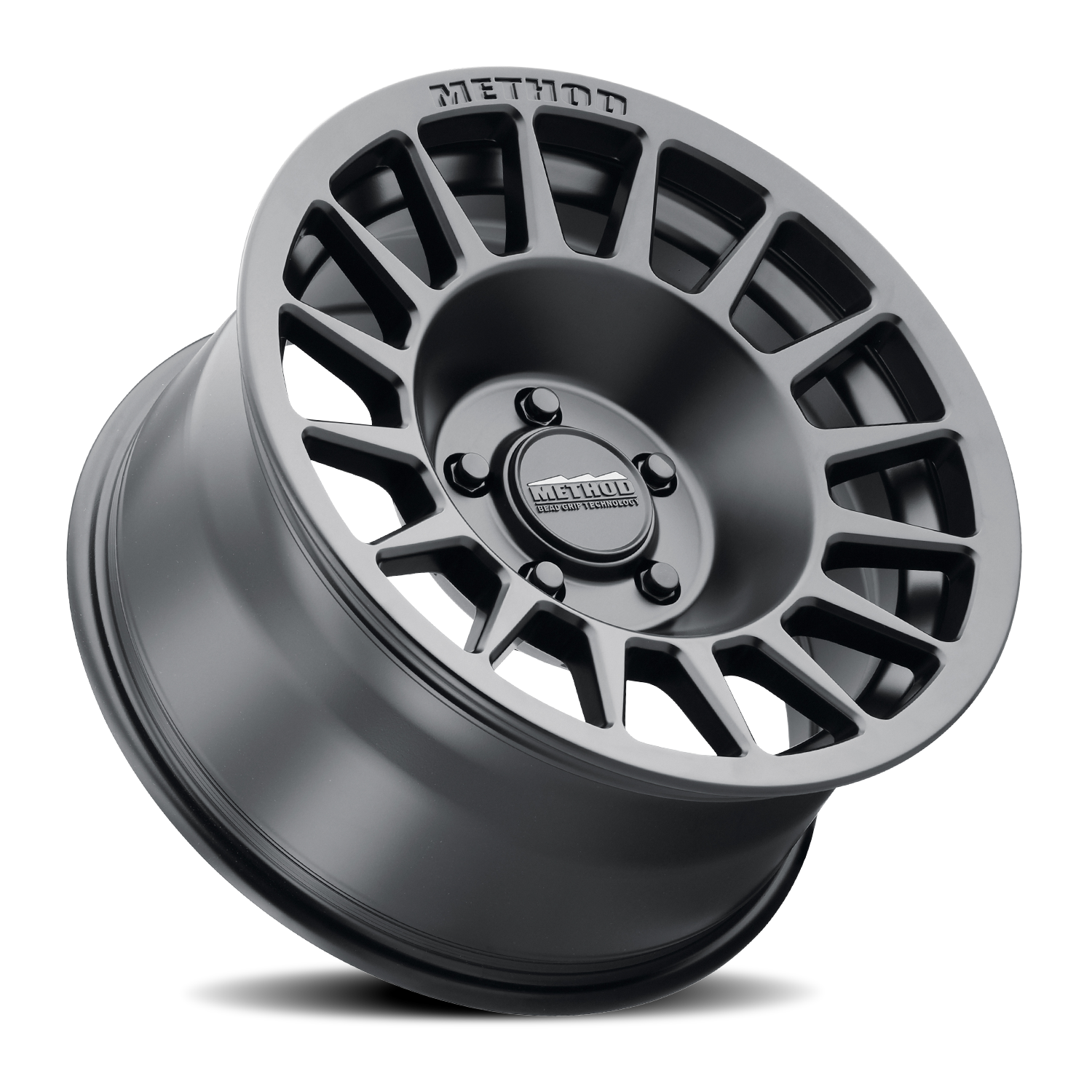 Aluminum Wheels 17x8.5 Bead Grip MR707 Bolt Pattern 5 On 127 Offset 0 Lip Size 0 Matte Black MB Method