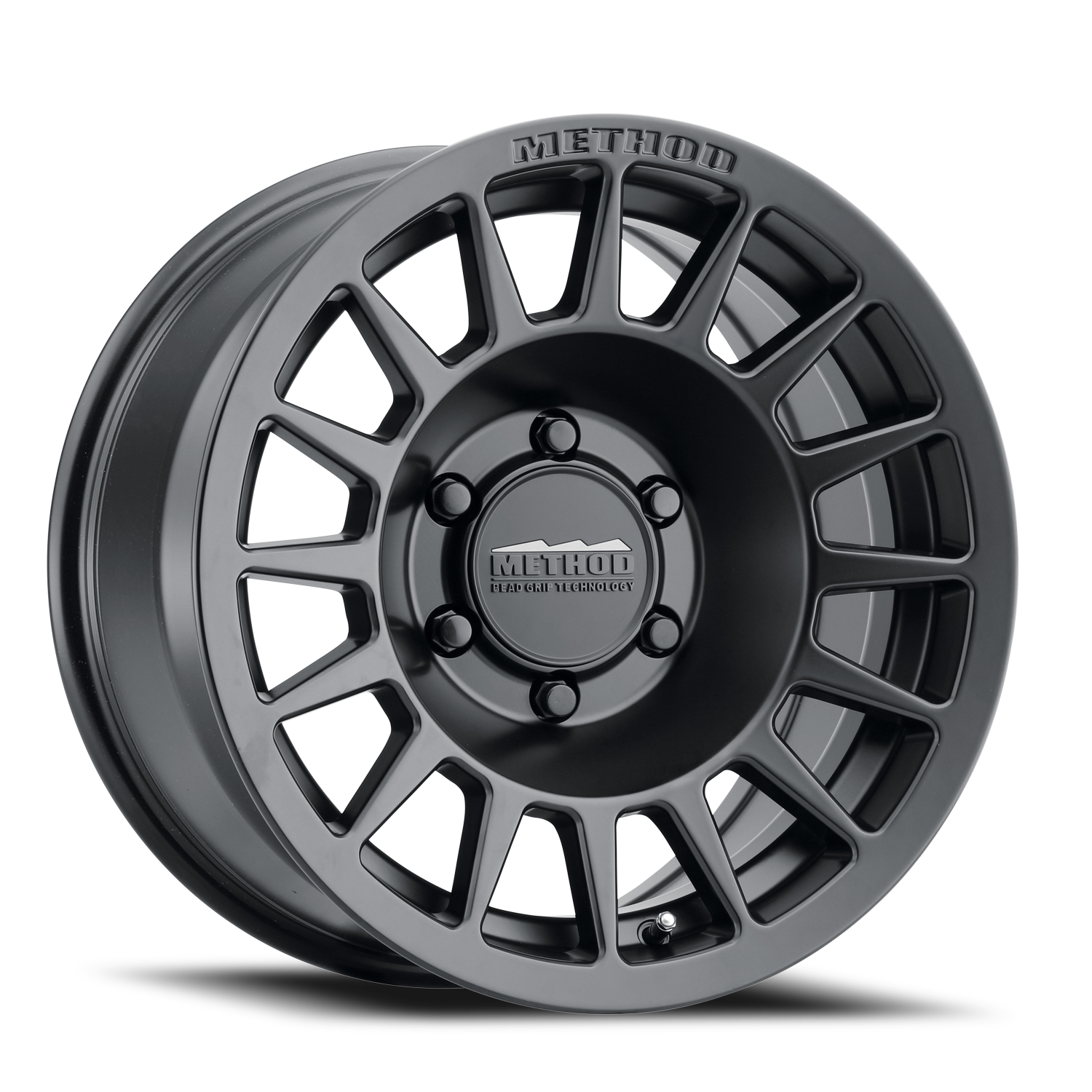 Aluminum Wheels 17x8.5 Bead Grip MR707 Bolt Pattern 6 On 139.7 Offset 0 Lip Size 0 Matte Black MB Method