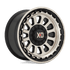 XD856 17X9 BLANK S-BLK BRZTCC 00MM (0-0)