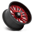 XD865 20X9 5X5.0 RED-MILL BLK-LP 00MM