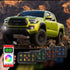 AR-800 Multifunction RGB Switch Panel with Bluetooth Controlled & 47 Inch Extension Cable(Optional) for Toyota Tacoma