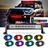 New 22 Inch V-PRO Series Straight RGBW Color Changing Off Road Led Light Bar & RGB LED Rock Light Set Combo