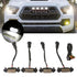 LED Front Hood Grille Light White Light Retrofit with Wiring Harness for Toyota Tacoma 2016-2021 TRD PRO