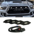LED Front Grille Lights White Light Modified with Wiring Harness & Fuse for Toyota Tacoma 2020-2022 Original TRD Off Road/TRD Sport (Black shell)