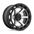 XD862 20X10 6X135 S-BLK MACH -18MM