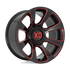 XD854 20X10 6X135/5.5 GBLK MILL RTCC -18