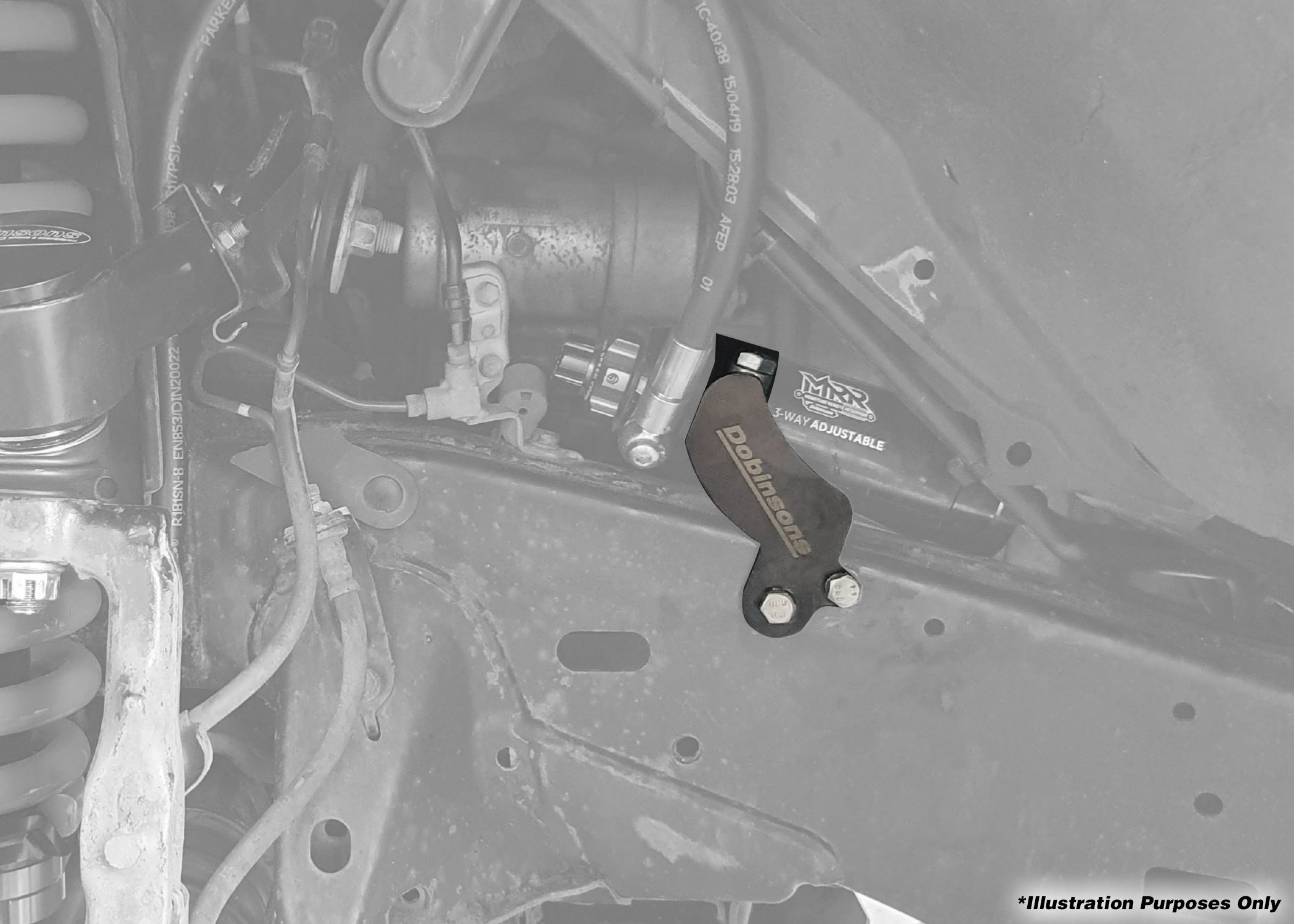 DOBINSONS RESERVOIR MOUNT KIT FOR MRR 3-WAY ADJUSTABLE RESERVOIR 66MM - UNIVERSAL - RM80-005